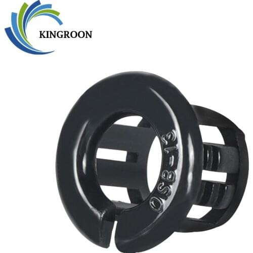 KINGROON 20PCS OSB-13 Black Cable Hose Pipe Plastic Harness Protective Open Split Snap Bushing Grommet