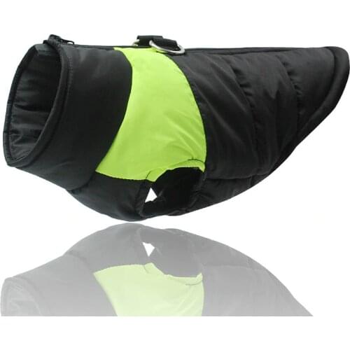 Waterproof Pet Dog Puppy Vest Jacket Winter Warm Dog Clothes Pet Padded Vest Zipper Jacket Coat For Small Medium Large Dogs