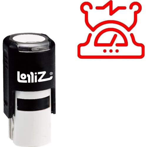 LolliZ Electricity Self-Inking Rubber Stamp - Modern Symbol Series