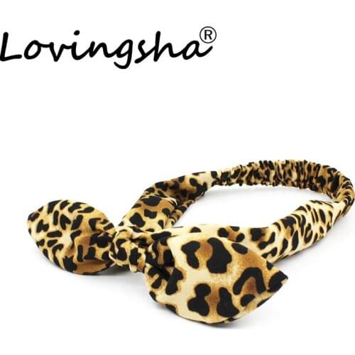 LOVINGSHA Hair Accessories Girl Sweet Bow Design Ladies Solid Headbands For Women Bow Hair Holder Rope Female FD128
