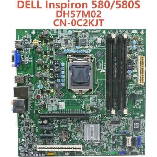 FOR Original DELL Inspiron 580 580S Desktop Manufacturer Refurbishment Motherboard C2KJT 0C2KJT DH57M02 YD0213 LGA1156 DDR3