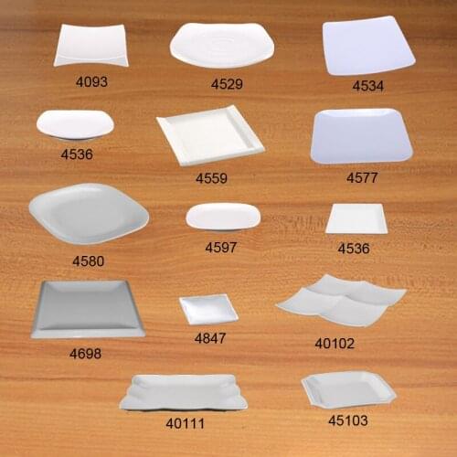 Melamine Dinnerware Dinner Plate Square Dish Restaurant Sushi Plate A5 Melamine Dishes Melamine Tableware Cafe Snack Dish