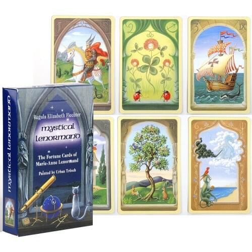 Mystical Lenormand 18th Century Fortune Telling Cards By Mlle Lenormand Includes Instructions For Three Different Card Spreads