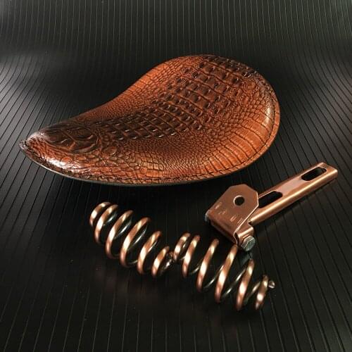 Motorcycle 3" Spring Solo Bracket Seat For Harley Yamaha Honda Kawasaki Suzuki Chopper Bobber Custom Motorbike Solo Seat Scooter