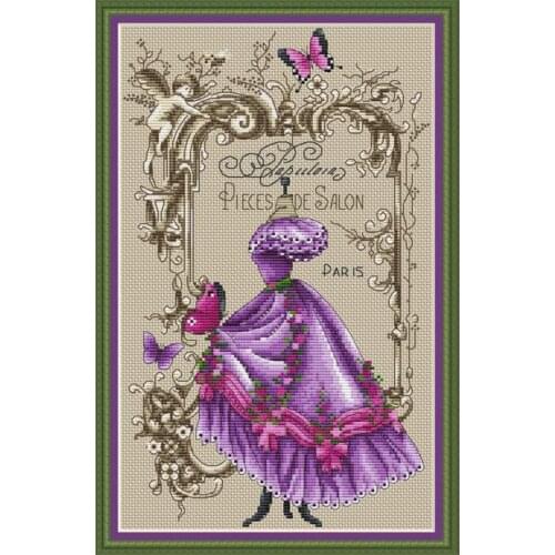 Sewing clothers Cross Stitch Kit Packages Counted Cross-Stitching Kits New Pattern NOT PRINTED Cross stich Painting Set