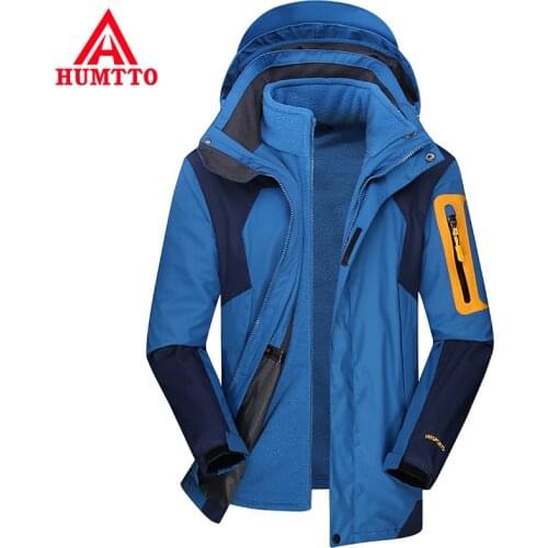 Rain Waterproof Hiking Jackets Men Autumn Winter Climbing Trekking Fleece Coats Outdoor Sports Hunting Jacket Women Windbreaker