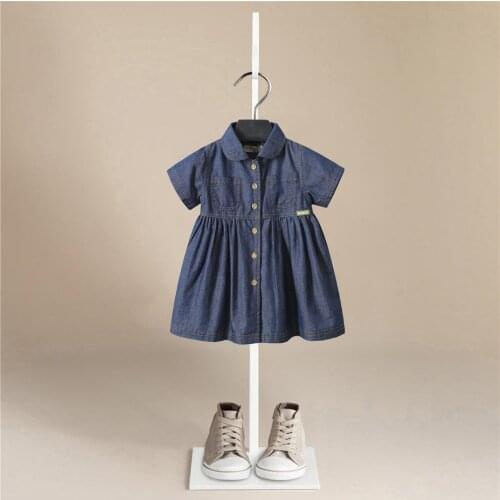 2021 Summer Baby Dress Beautiful Fashion Girls Infant Princess Dresses A-Line Cotton Children Soft Clothes Kids Clothing Dress