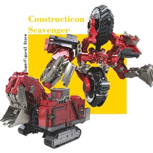 Transformation Leader SS55 Spoiler Constructicon Scavenger Transformation Desformation Robot Action Figure Kids Model Toys