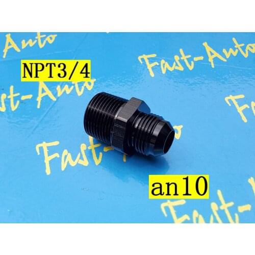 Male npt3/4 3/4npt npt 3/4 to 10an an10 an 10 male adaptor adapter hose Fitting