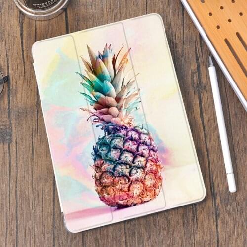 Cute Pineapple For Air 4 Silicone Case iPad Pro 2020 10.5 With Pencil Holder 10.2 inch 8th Generation 7th 12.9 Pro 2018 Mini 4 5