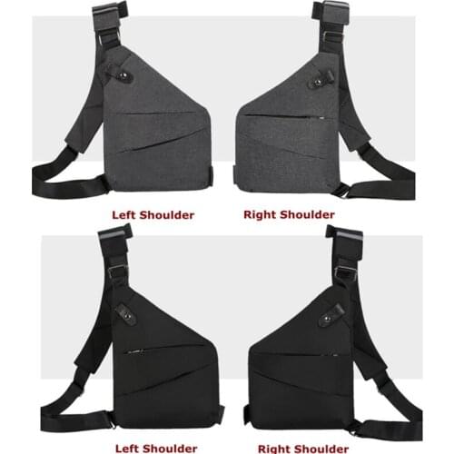 2021 Summer Right/Left Shoulder Bag Women Men Multi-functional Crossbody Chest Bag Backpack Hunitng Anti-theft Gun Bag