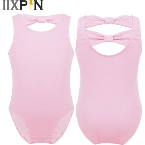 Girls Bowknots Ballet Dancer Leotard Dress Girl Dance Clothing Kids Ballet Costumes For Girls Dance Leotard Girl Dance wear