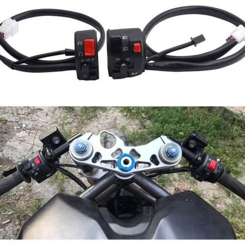 Universal 22mm Motorcycle Switches Motorbike Horn Button Turn Signal Electric Fog Lamp Light Start Handlebar Controller Switch