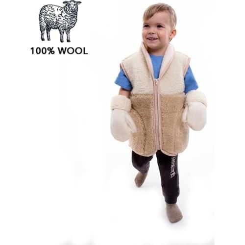 Wool lamb Outerwear For Girls