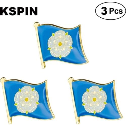 YORKSHIRE Lapel Pin Brooches Pins Flag badge Brooch Badges