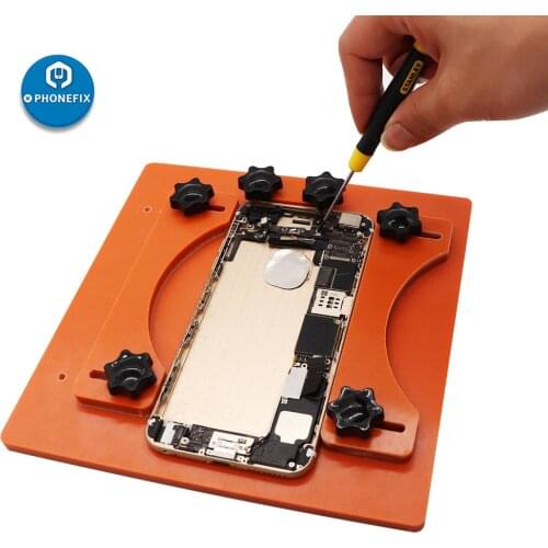 Back Cover Separate Clamping Holder Fixture For iPhone X XS 8 11 Broken Glass Back Cover Fix LCD Repair Disassembling Hand Tools