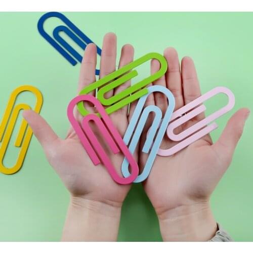 2pcs Metal Bookmark Clips Postcard Photo Schedule Planner Notes Clip Letter Paper Clips Kawaii Stationery Office School Supplies