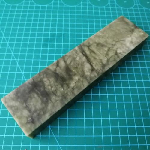 Knife sharpener 10000# Grit Knife whetstone Oilstone Mirror polishing Grinder stone 200*50*25mm Green Natural agate