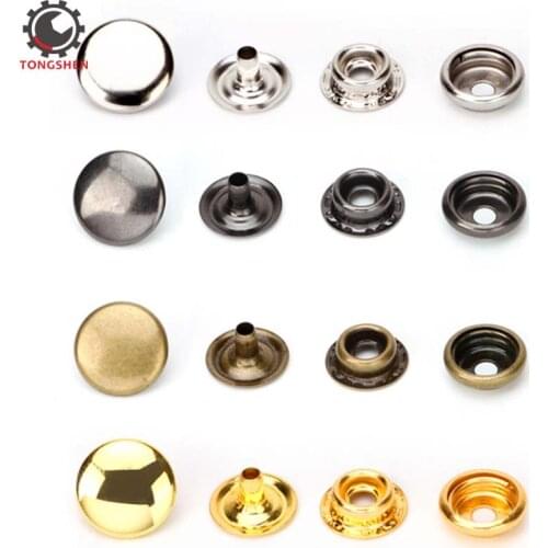 20Sets Metal Iron Press Studs Sewing Button Snap Fasteners Press Studs Rivet Clothing Snaps Clothing Snaps Sewing Rivet 201