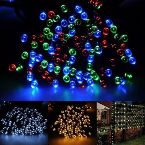 22M 200LED USB 8 Mode LED String Light Waterproof LED String Holiday Outdoor Fairy Lights For Christmas Party Wedding Decoration