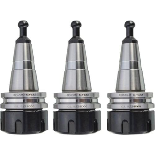 3PCS metal ISO30 ER32 50 Balance Collet Chuck G2.5 24000rpm CNC Toolholder
