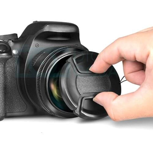 37/39/40.5/43/46mm center pinch Snap-on cap cover Lens Cap for canon/nikon Lens