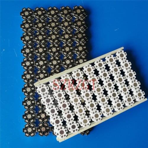 50pcs 1000PCS /lot LED PCB heat sink 20mm LED aluminium base plate high power LED beads radiator Use for 1/3/5W lamp LED chip