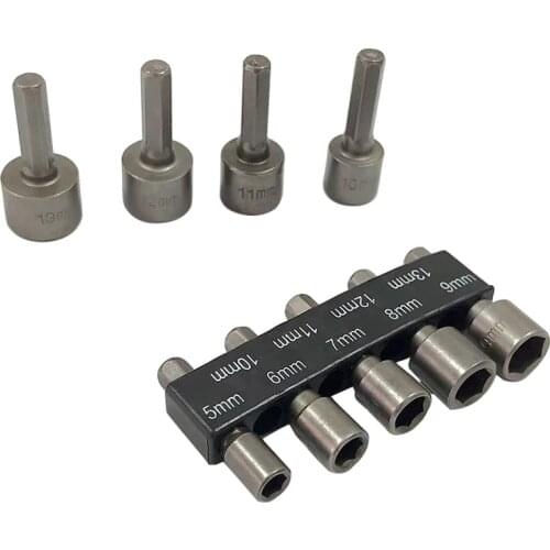 14pcs/set Powerful hexagonal sleeve head pneumatic wind batch hedging electric screwdriver for the first batch