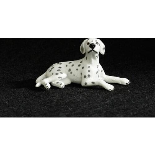 9cm Classic Dog Animal Dalmatians Dogs Action Figures Toy Solid PVC Dog Model Toys for Kids Birthday Gift