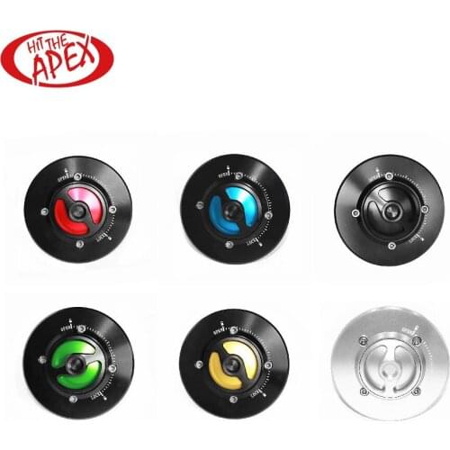 CNC Aluminum Motorcycle Fuel Tank Cap For APRILIA RSV4 2009-2012 Nimble Quick Lock Keyless Twist off Gas Cover
