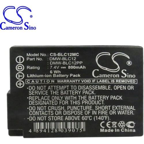 CameronSino for LEICA Leica Q V-Lux 4 for SIGMA DP1Q DP2Q DP3Q for PANASONIC Lumix DMC-GH2H Lumix DMC-GH2HGK BP-DC12 battery