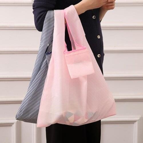 Eco Friendly Shopping Tote Bags Promotion Creative Foldable Shopping Bags Reusable Grocery Storage Bag LX8444