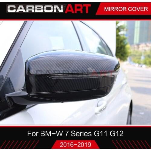 Carbon Fiber Mirror Cover For bm-w 7 Series G11 G12 Carbon Fiber Rear view mirror cover 2016-2019 For bm-w G11 G12 2016-2019