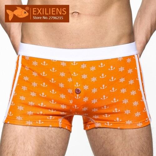 EXILIENS Brand New Mens Arrow Underwear Boxers Cotton Boxer Men Shorts Cuecas Masculina Man Boxershorts Hombre Size M-XL 1226
