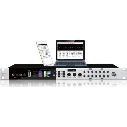 SC-FX10 Professional Stage Sound 2 In 6 Out Sound Processor Complete Loudspeaker Management System