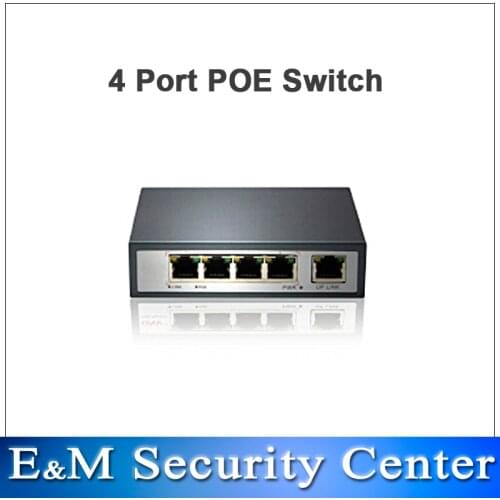 New arrival 4port PoE switch 4+1 Port desktop Fast Ethernet Switch IP network cameras power camera with nvr POE31004PL