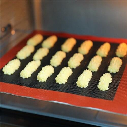 Silicone Double Sided Printing Baking Mat Non Stick Pastry Oven Cake Baking Perforated Sheet Liner Pastry Mat