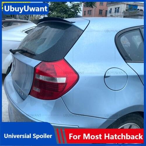 UBUYUWANT Rear Roof Lip Spoiler For BMW E87 04-11 F20 116i Serie 2012-2020 Universal Hatchback Spoiler Car Tail Wing Decoration