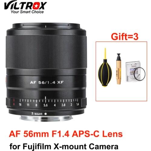 Viltrox 56mm F1.4 Camera Lens APS-C Auto Focus Large Aperture Lens for Fujifilm X-mount Camera For X-T30 X-T3 X-PRO3 X-T4