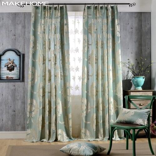 High Quality Jacquard Curtains for Bedroom Living Room Thick and Heavy Window Modern Curtains Elegant Home Decor Tulle Drapes