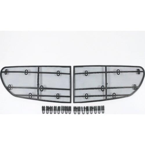 Wtfs Stainless Steel ABS Insect Grille Mesh Grill Inserts Insect Net Insect-Proof Net for Mercedes-Benz W205 GTR [QP1138]