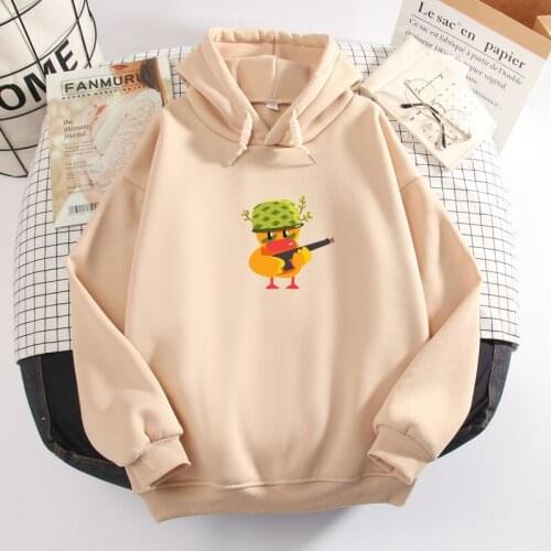 Harajuku Duck Hoodies Winter Oversized Hoodie Sweatshirt Women Cartoon Casual Pullove Sweatsuit Long Sleeve Clothes for Teens