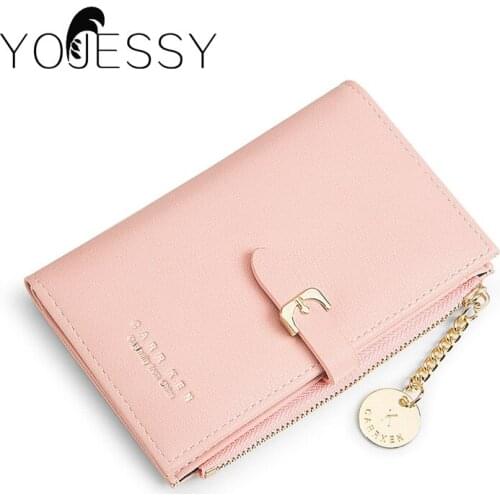 YOJESSY Women Short Wallet Many Departments Female Wallets Clutch Lady Purse Zipper Phone Pocket Card Holder Ladies Purses
