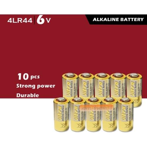 10pcs/lot 4LR44 Primary Dry Batteries 476A L1325 6V Alkaline Battery Cells Car Remote Watch Toys Calculator Drop Ship
