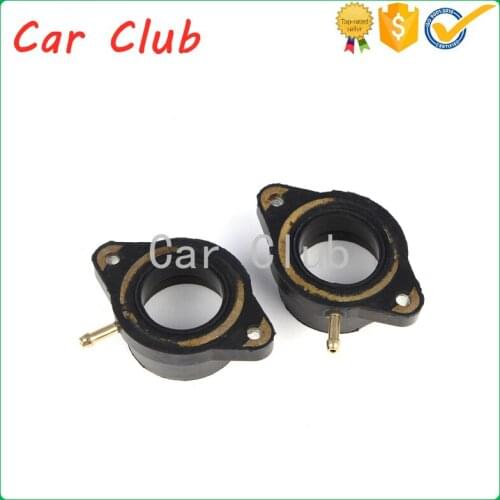 2pcs Carb Carburetor Intake Adapter Boot Intake throat for XS650 SE/SF XS650G/H Special XS650SG/SH Special XS650SJ/SK Heritage