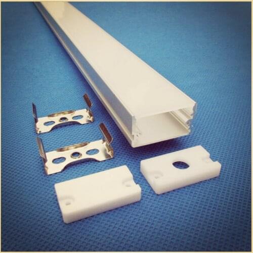 5-25pcs 40inch 1m led aluminium profile,30 mm led strip bar ,16mm high 27mm double row linear channel ,bar light housing