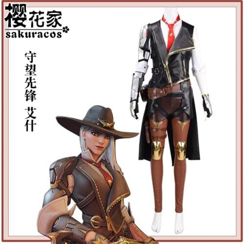 Anime Ashe Cosplay Elizabeth Caledonia Ashe Battle Suit Cosplay Costume Adult Women Halloween Outfit