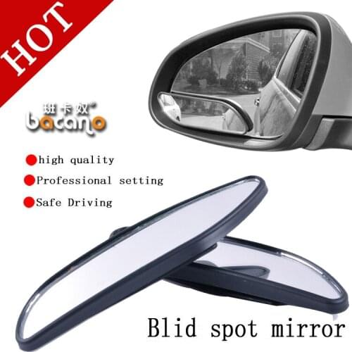 BACANO 2PCS universal Driver 2 Side Wide Angle Convex Car Vehicle Mirror Blind Spot Auto RearView for all car hot selling