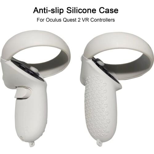 For Oculus Quest 2 VR Headset Touch Controller Protective Case Non-slip Handle Grip Cover Silicone Shell Accessories For Quest2