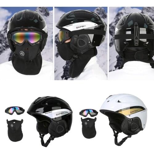 Hot Sale Ski Cycling Helmet Integrally-molded Skiing Helmet For Adult and Kids Snow Helmet Safety Skateboard Snowboard Helmet